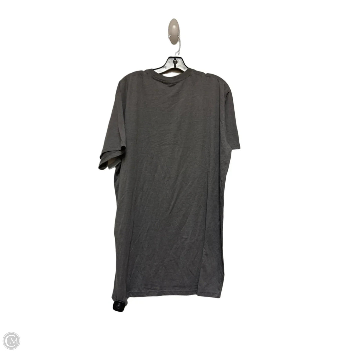 Top Short Sleeve Basic By Simply Southern In Grey & Pink, Size: Xxl