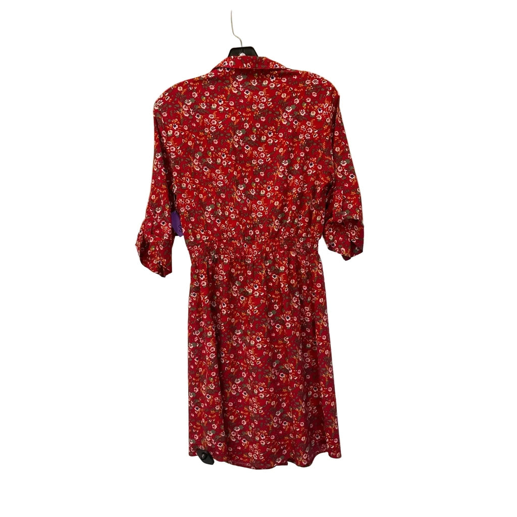 Dress Casual Short By Clothes Mentor In Red, Size: M