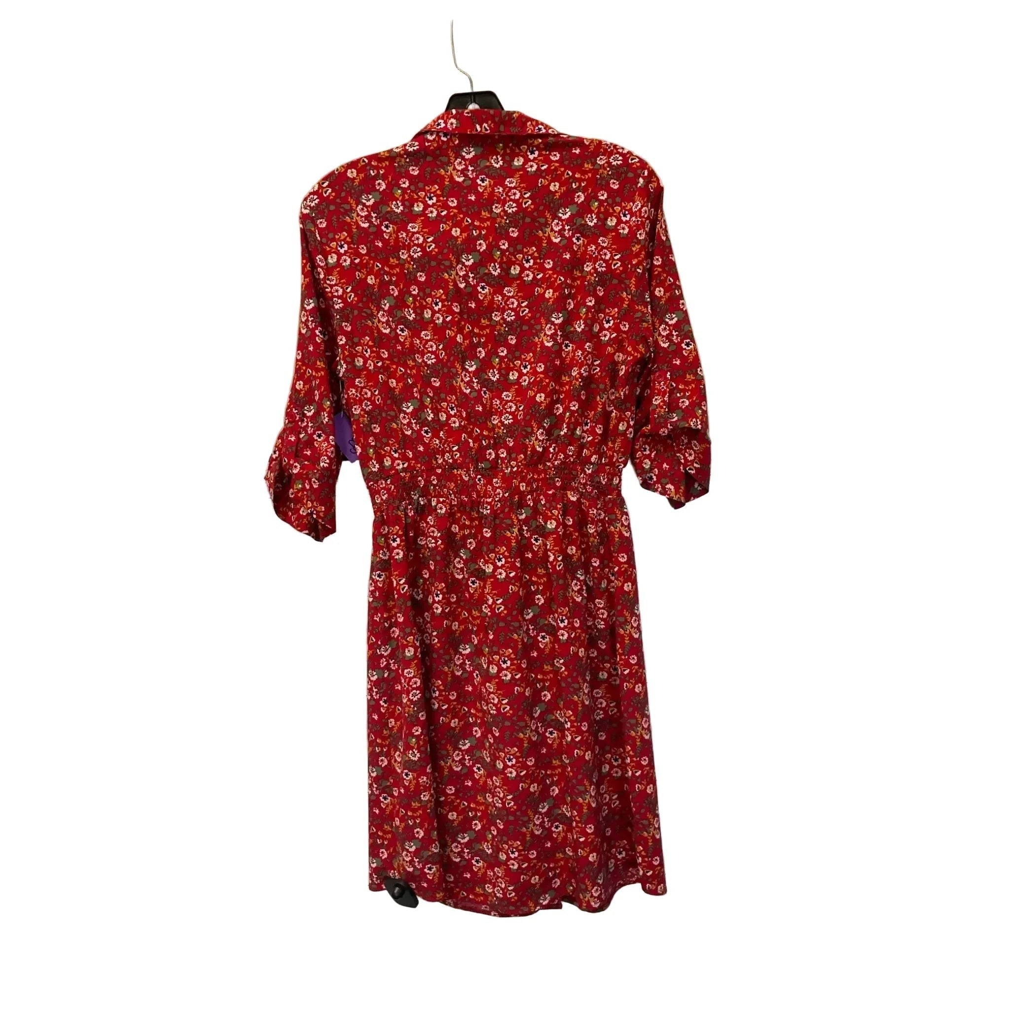 Dress Casual Short By Clothes Mentor In Red, Size: M