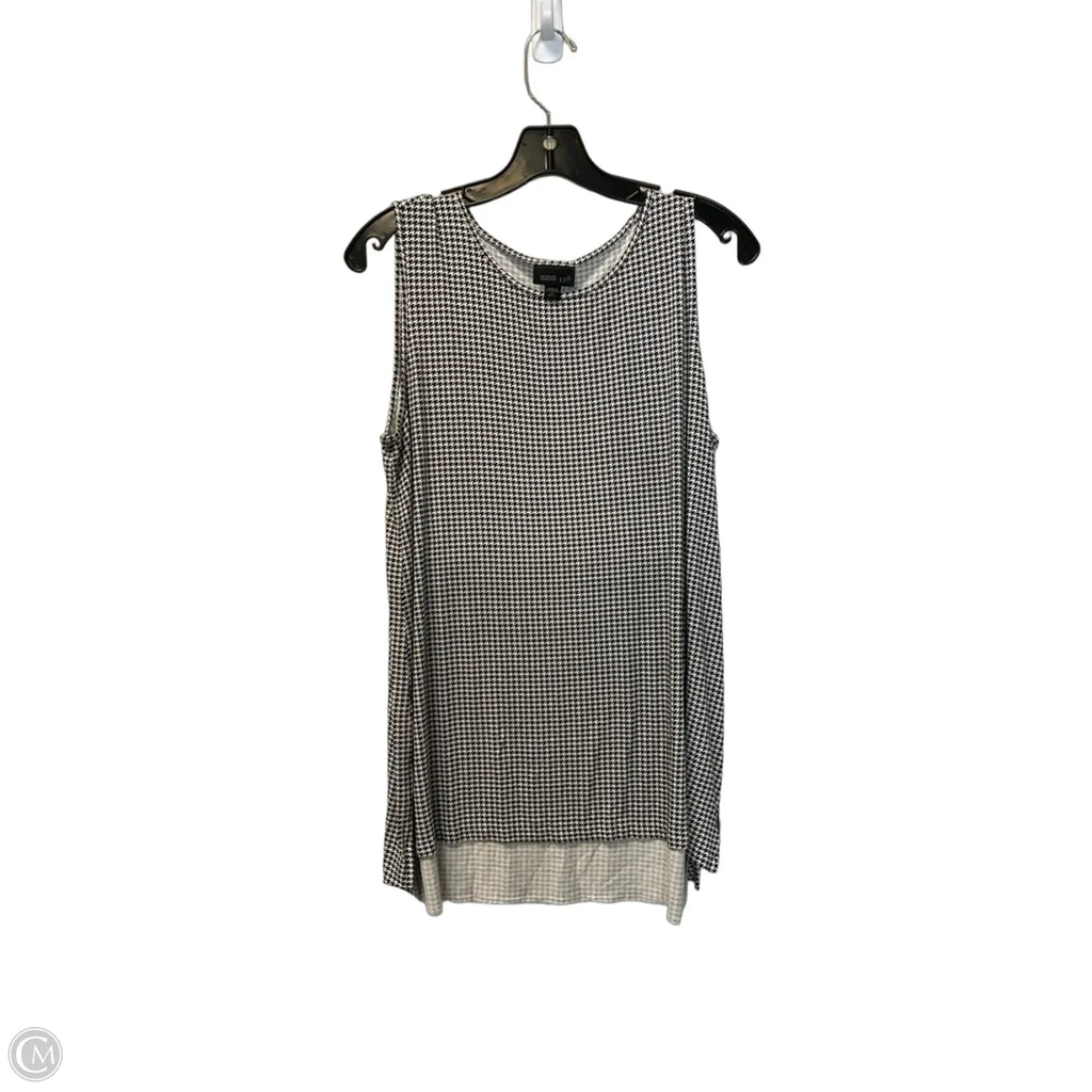 Top Sleeveless Basic By J. Jill In Geometric Pattern, Size: M