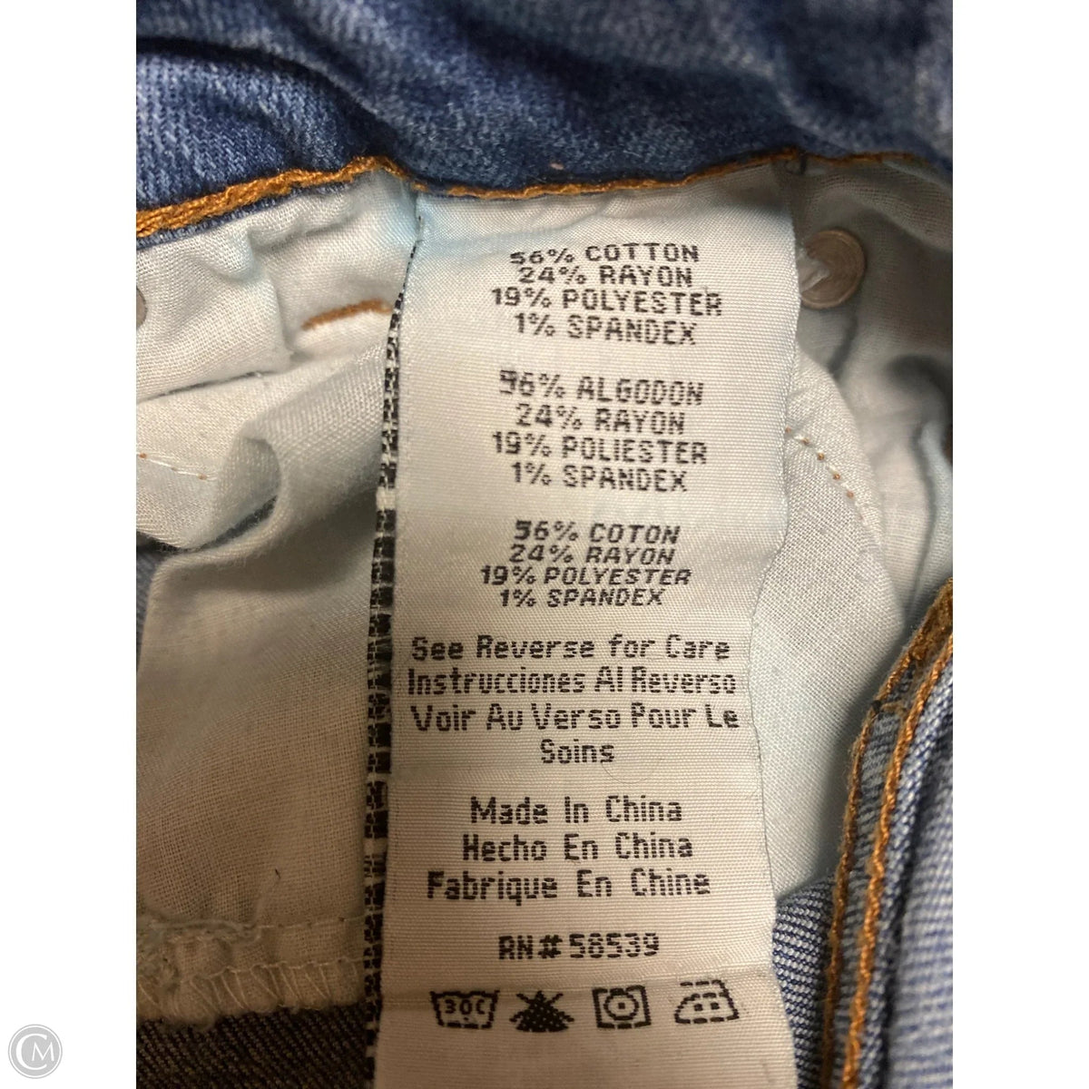 Jeans Flared By Clothes Mentor In Blue Denim, Size: 6