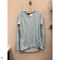 Athletic Top Long Sleeve Crewneck By Champion In Blue, Size: M