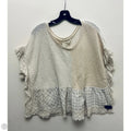 Top Short Sleeve Basic By Pilcro In Cream, Size: Xl