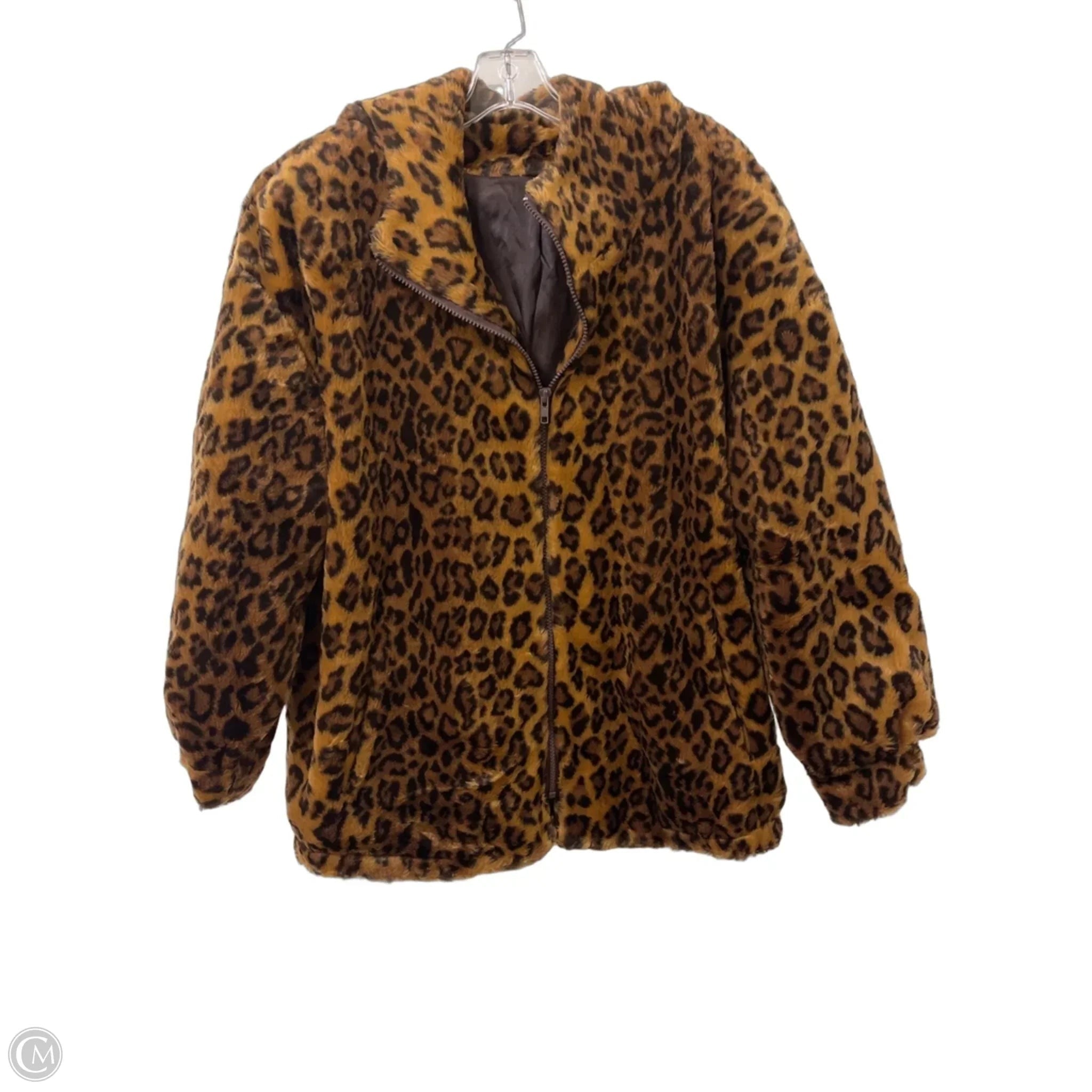 Coat Other By Clothes Mentor In Leopard Print, Size: M