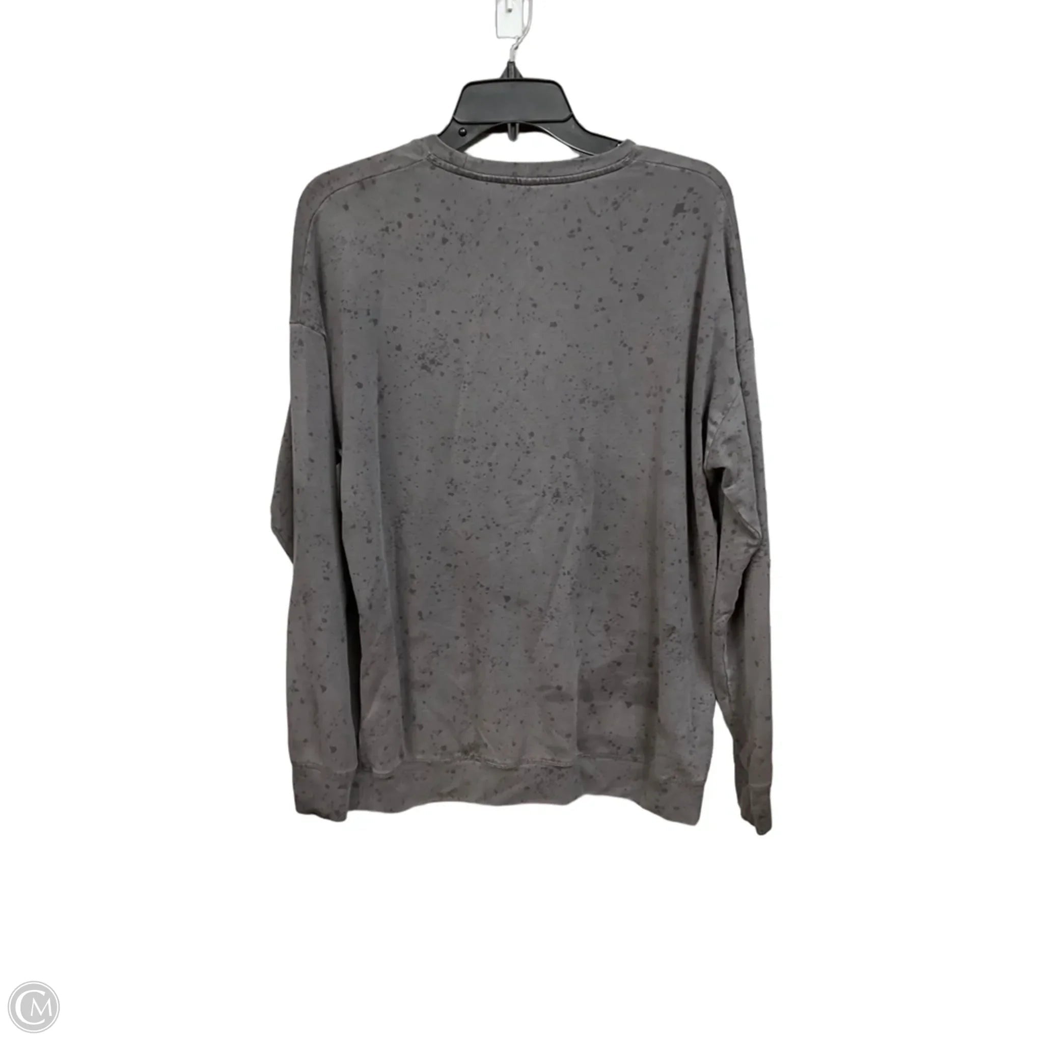 Athletic Top Long Sleeve Crewneck By Athleta In Grey, Size: M