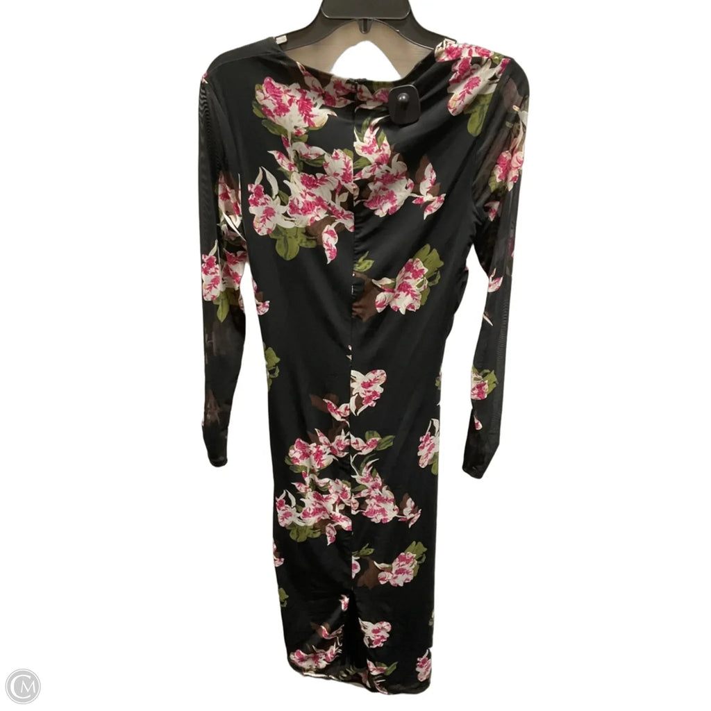 Dress Casual Maxi By White House Black Market In Floral Print, Size: M