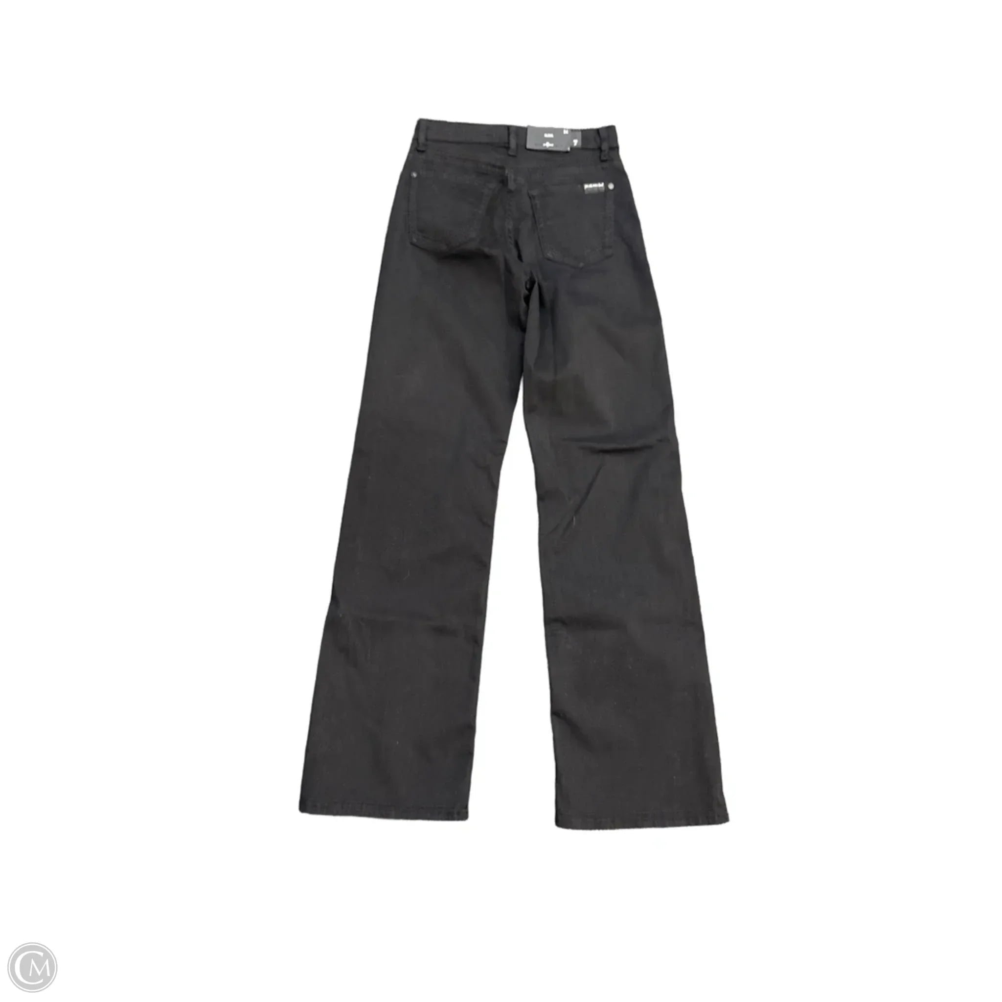 Jeans Wide Leg By 7 For All Mankind In Black, Size: 0