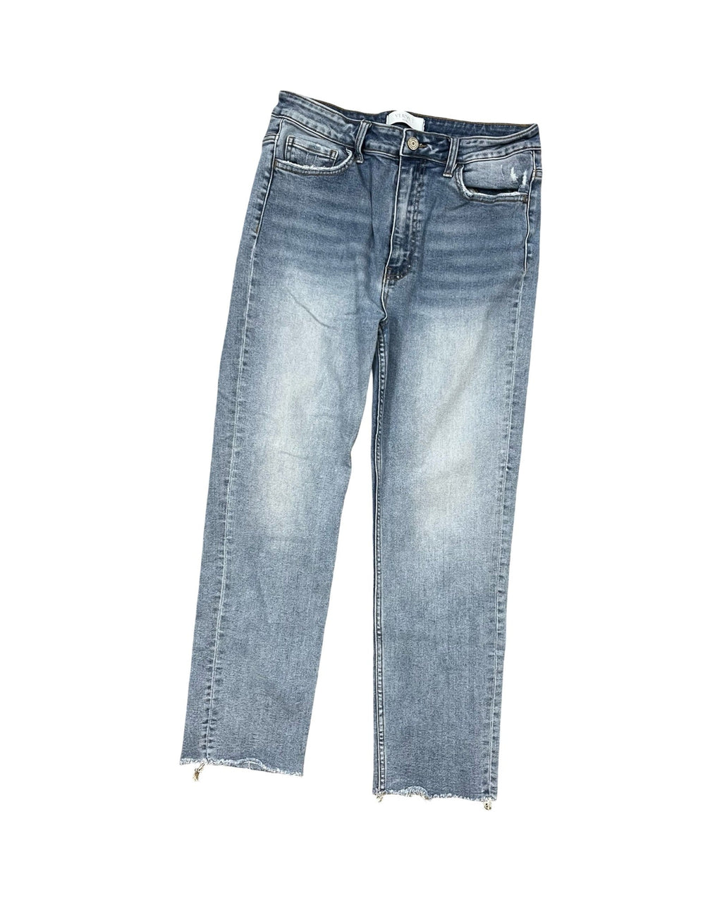 Jeans Straight By Vervet In Blue Denim, Size:10