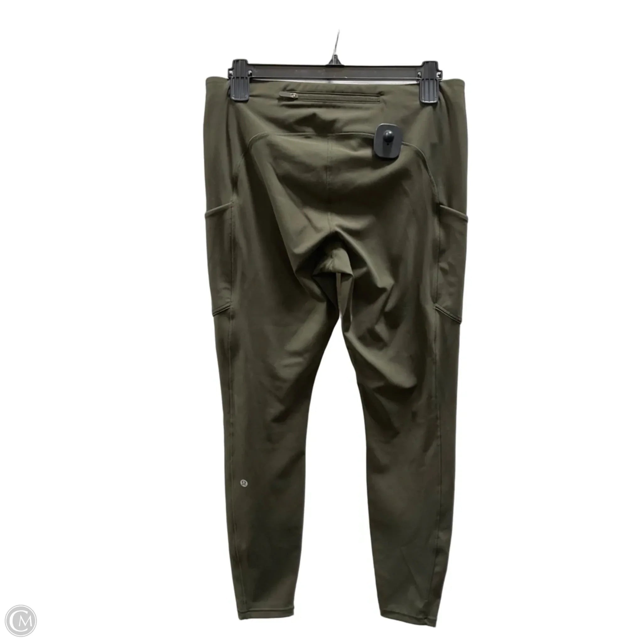 Athletic Leggings By Lululemon In Green, Size: 10