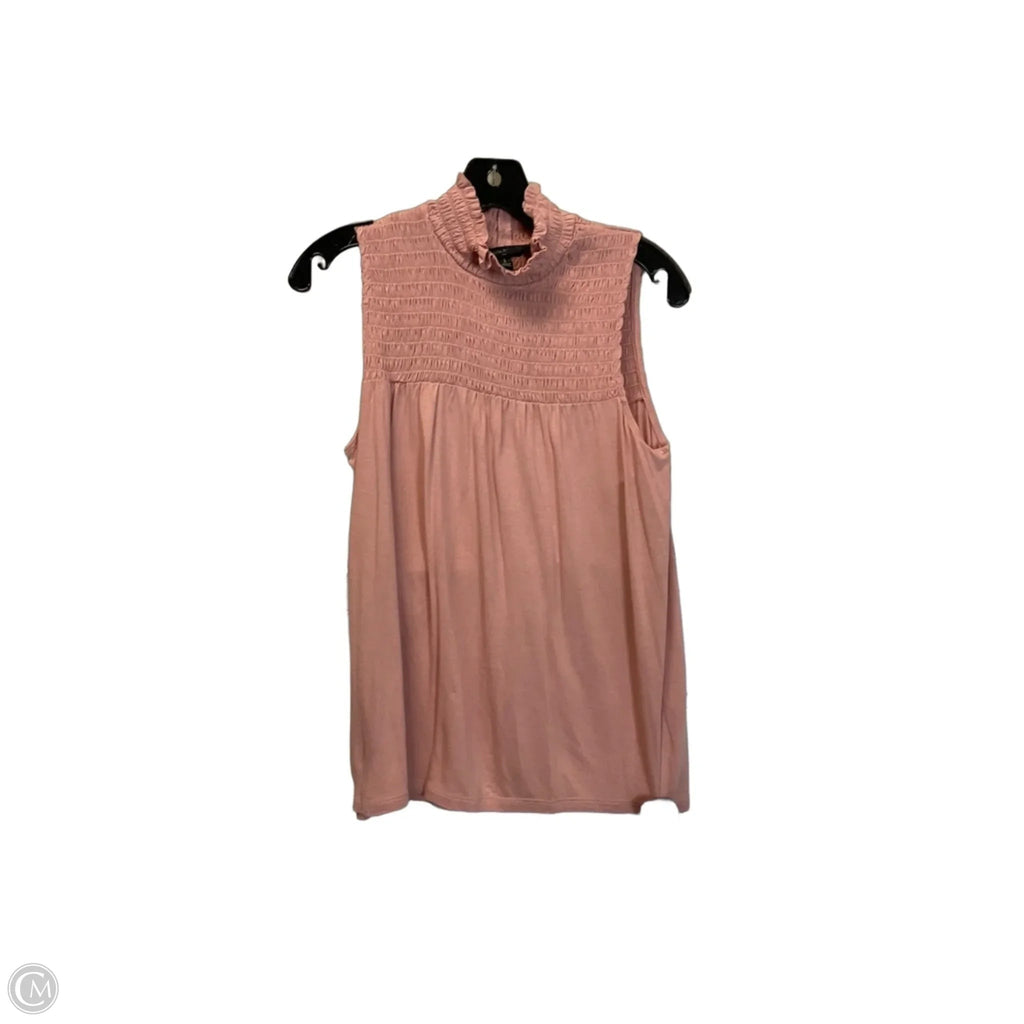 Top Sleeveless By Banana Republic In Pink, Size: Sp