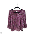 Top Long Sleeve By Croft And Barrow In Purple, Size: Xxl