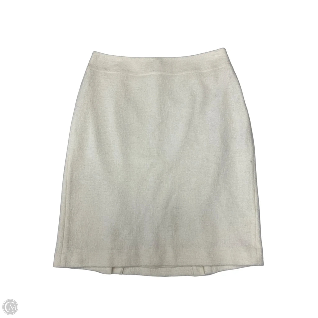 Skirt Mini & Short By Banana Republic In Cream, Size: 6p