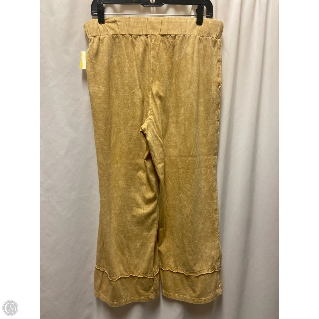 Pants Set 2pc By Logo In Yellow, Size: L
