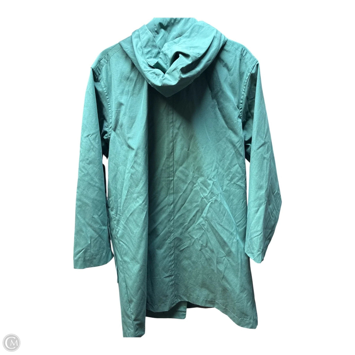 Coat Trench Coat By A New Day In Green, Size: Xl