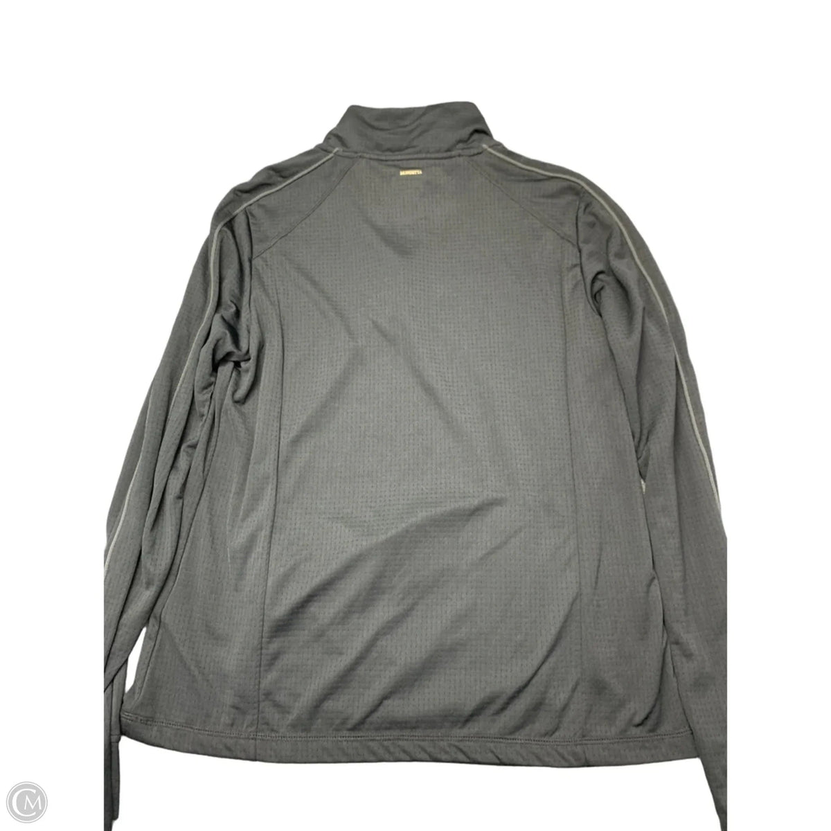Athletic Top Long Sleeve Collar By Mondetta In Black, Size: M