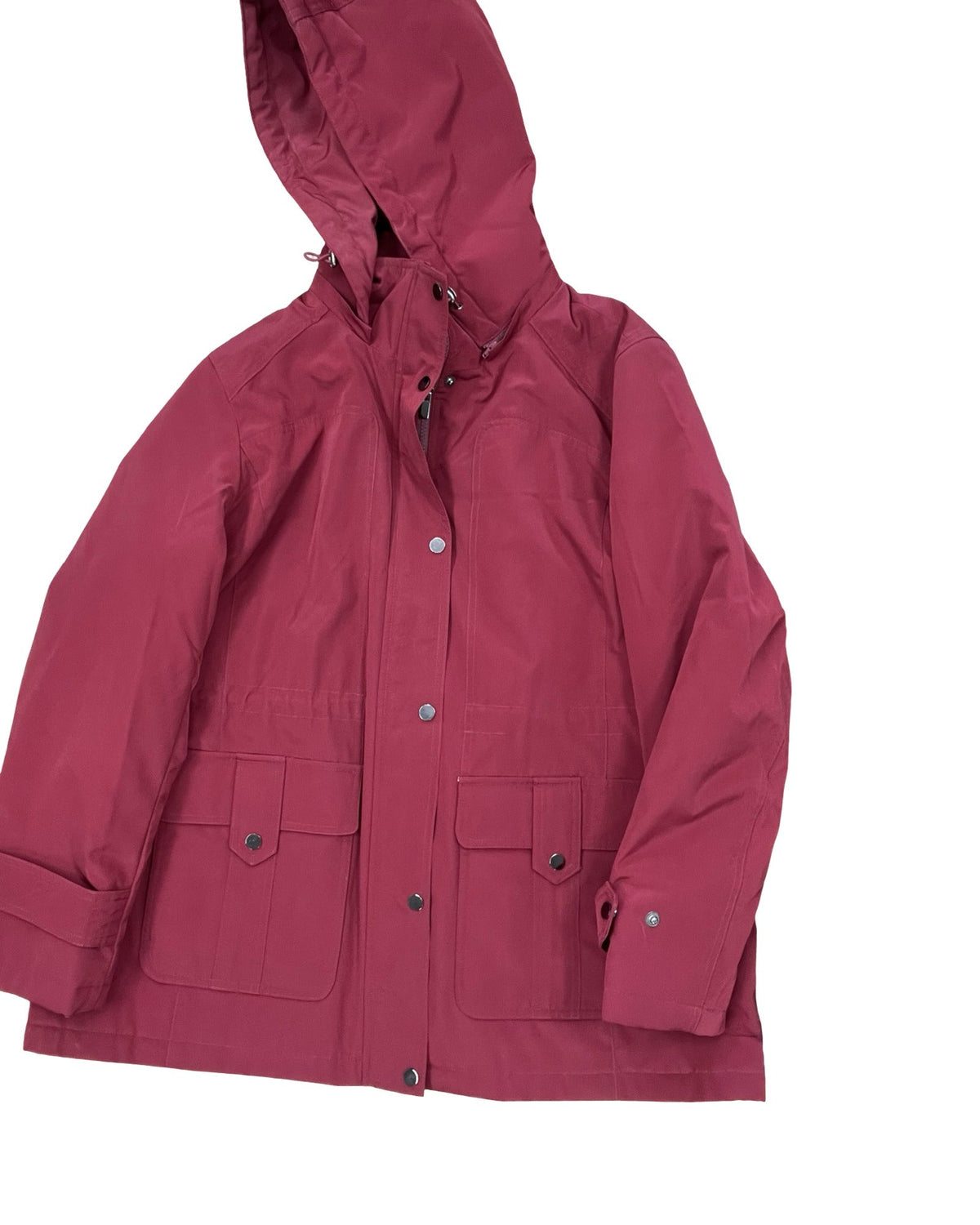 Coat Parka By London Fog In Red, Size:Xl