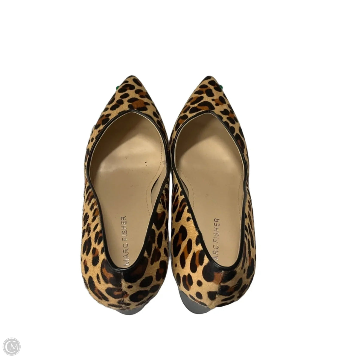Shoes Heels Block By Marc Fisher In Animal Print, Size: 8.5