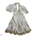 Dress Casual Short By Clothes Mentor In Gold & White, Size: Osfm