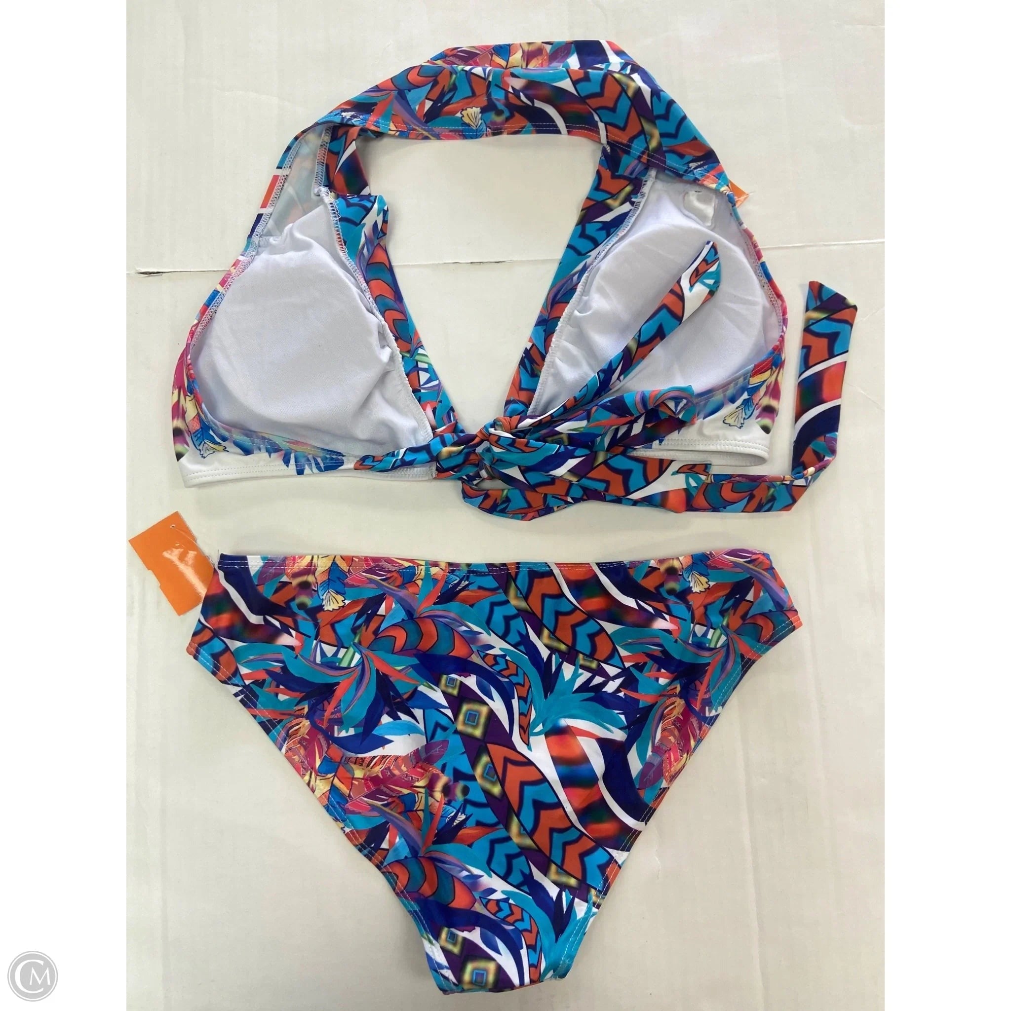 Swimsuit 2pc By Clothes Mentor In Blue, Size: L