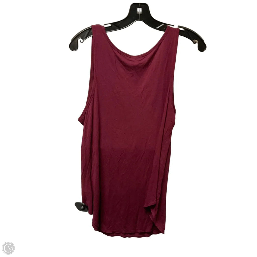 Top Sleeveless Basic By Old Navy In Red, Size: L
