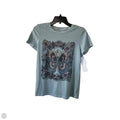 Top Short Sleeve Basic By Lucky Brand In Blue, Size: Xs