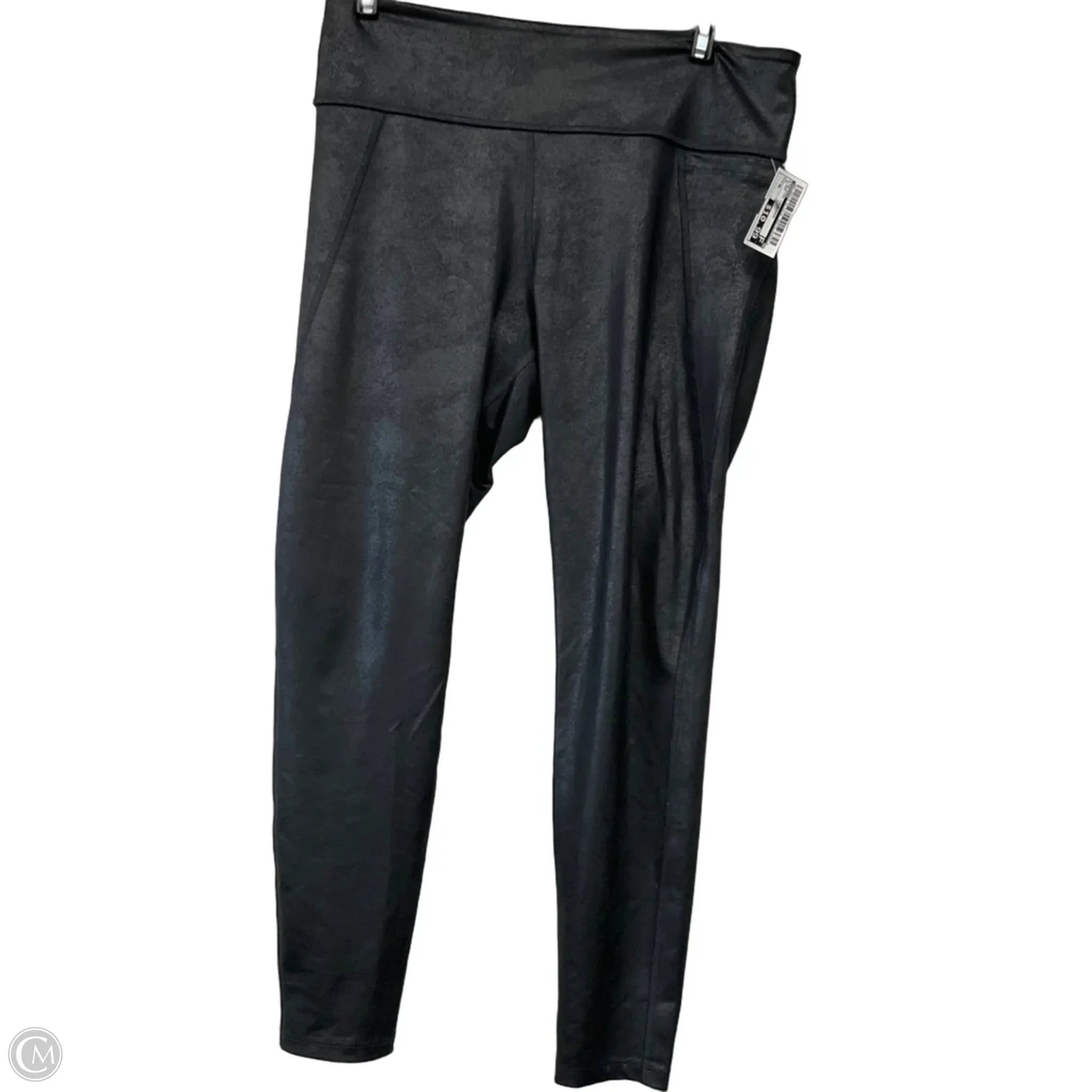 Athletic Leggings By Reebok In Black, Size: Xl