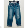 Jeans Straight By Levis In Blue Denim, Size: 8