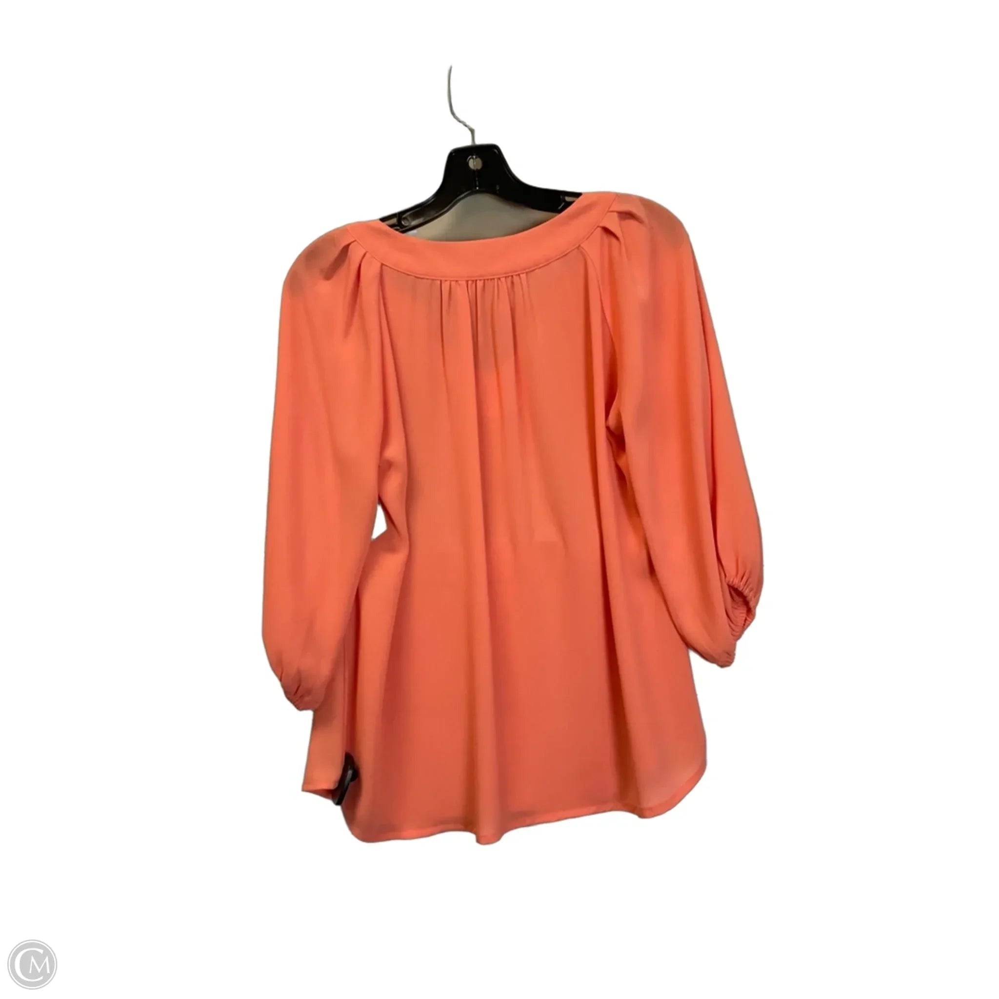 Top Long Sleeve Basic By Ezra In Pink, Size: M