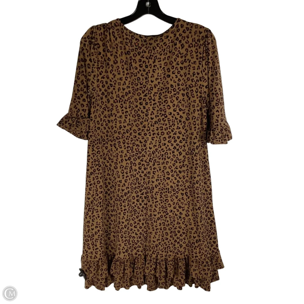 Dress Casual Short By Cece In Animal Print, Size: L