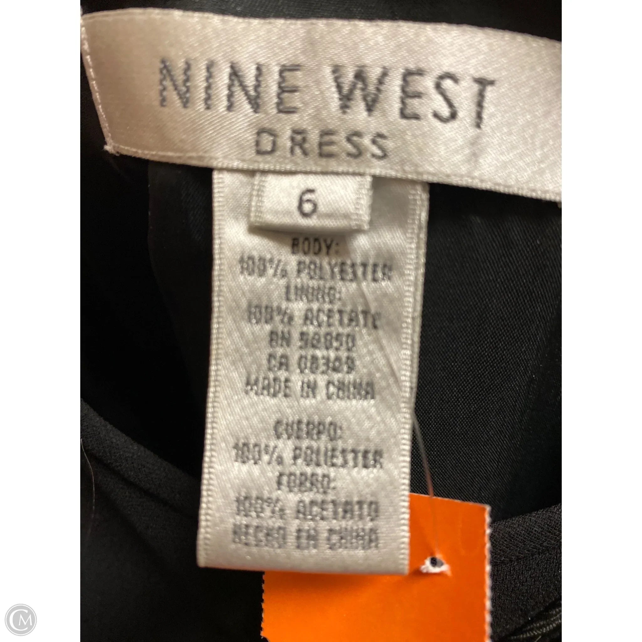Dress Casual Midi By Nine West In Black, Size: S