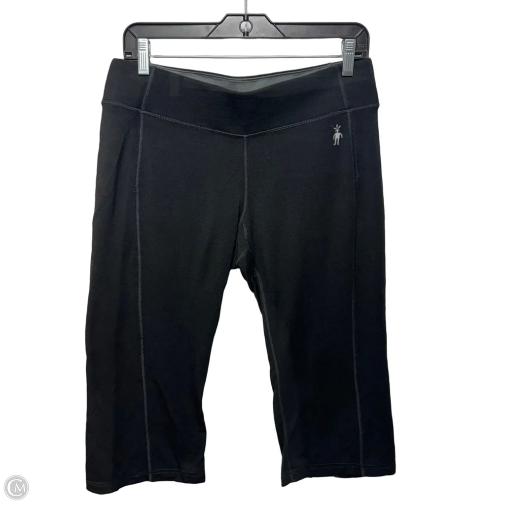 Culotte Athletic Leggings Capris By Smartwool In Black, Size: M