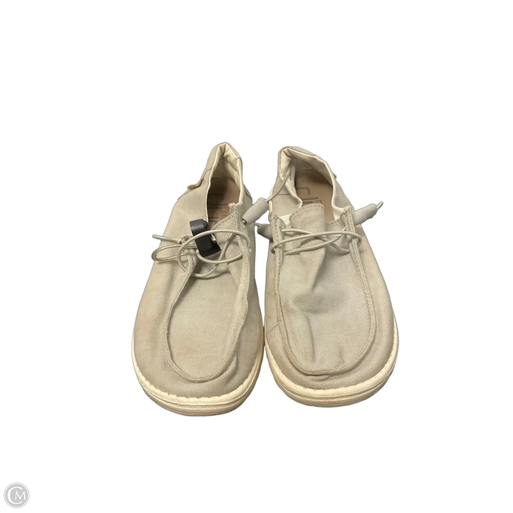 Shoes Flats By Hey Dude In Tan, Size: 9
