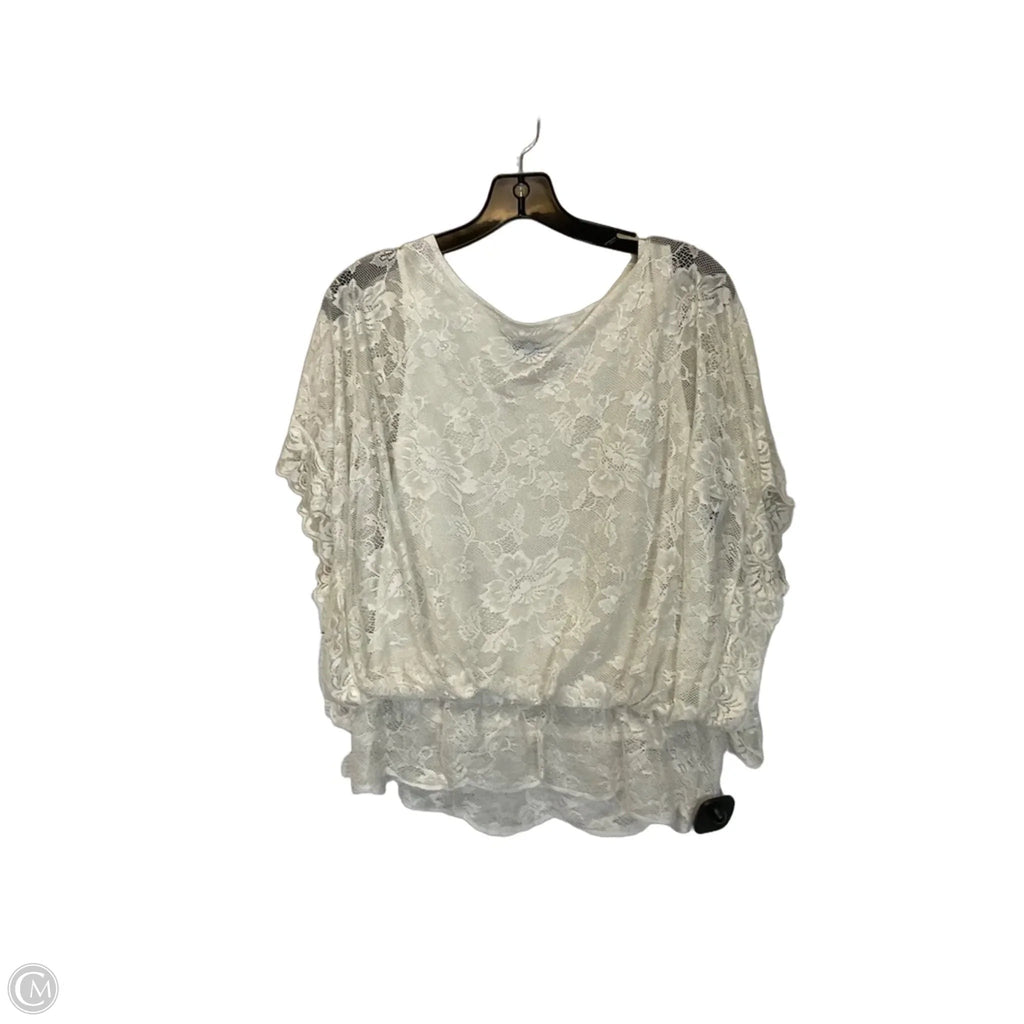 Top Sleeveless By New York And Co In White, Size: M