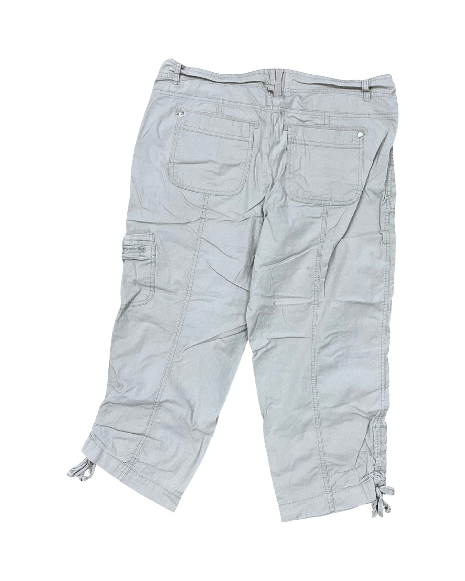 Pants Cropped By Westport In Tan, Size:8