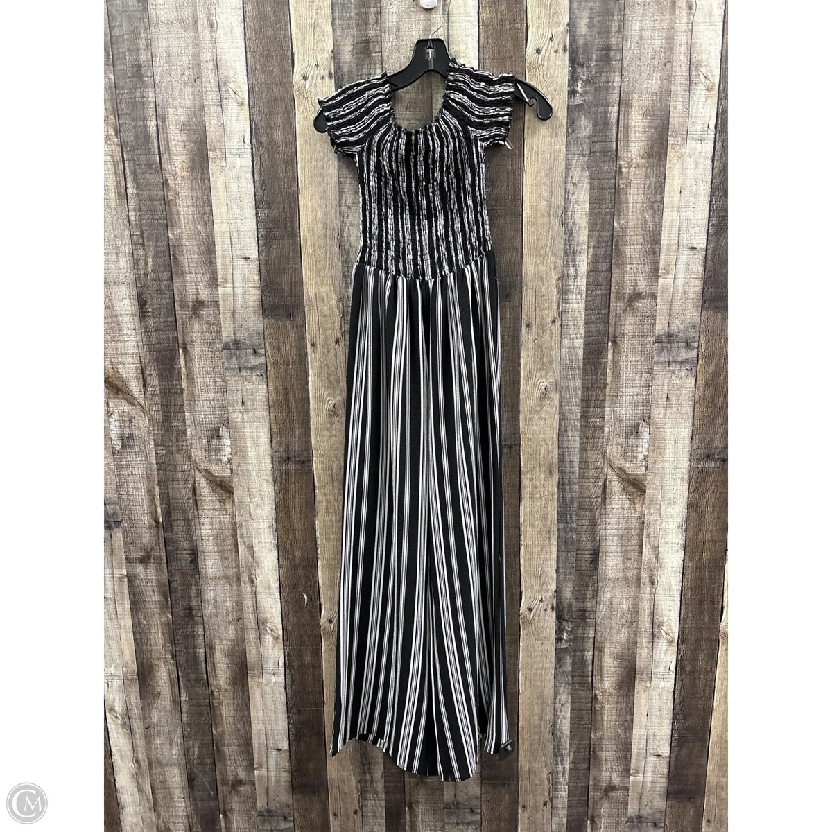 Jumpsuit By Blue Rain In Black & White, Size: S