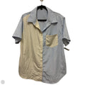 Blouse Short Sleeve By Shein In Striped Pattern, Size: Xl