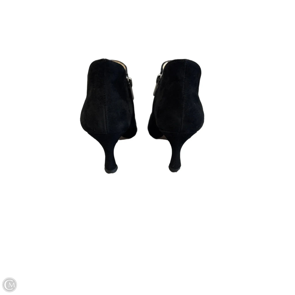 Boots Ankle Heels By Cmb In Black, Size: 7