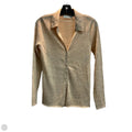 Top Long Sleeve By Abercrombie And Fitch In Tan, Size: S