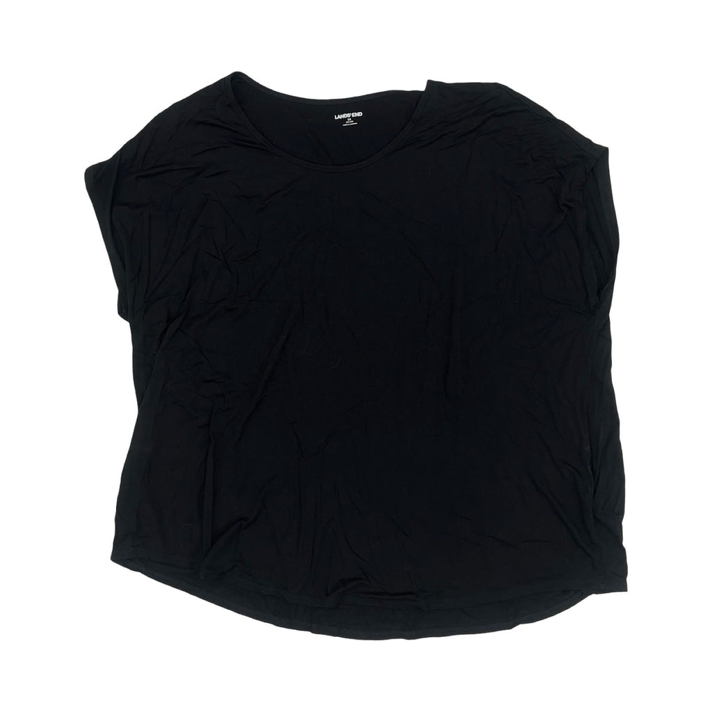 Top Ss By Lands End In Black, Size:3X