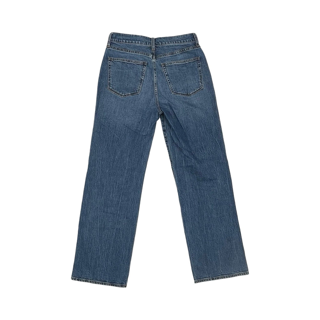 Jeans Wide Leg By J. Crew In Blue Denim, Size:2