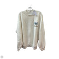 Sweatshirt Crewneck By Abercrombie And Fitch In Cream, Size: L