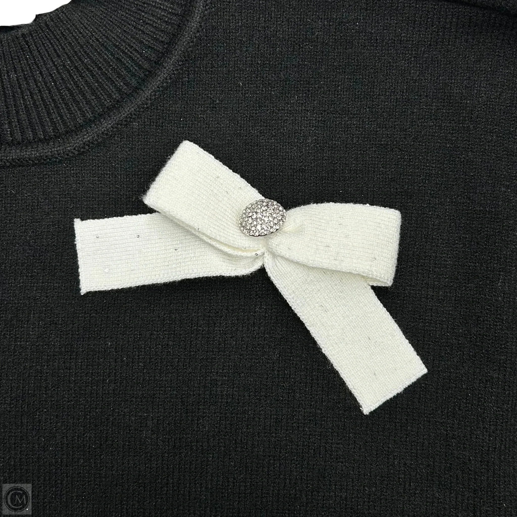 Sweater Designer By Karl Lagerfeld In Black & White, Size: Xl