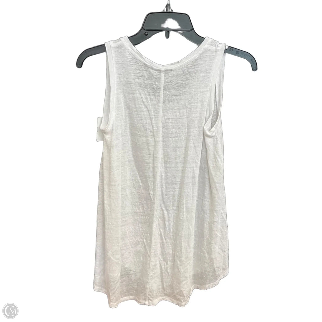 Top Sleeveless By Tahari In White, Size: Xs