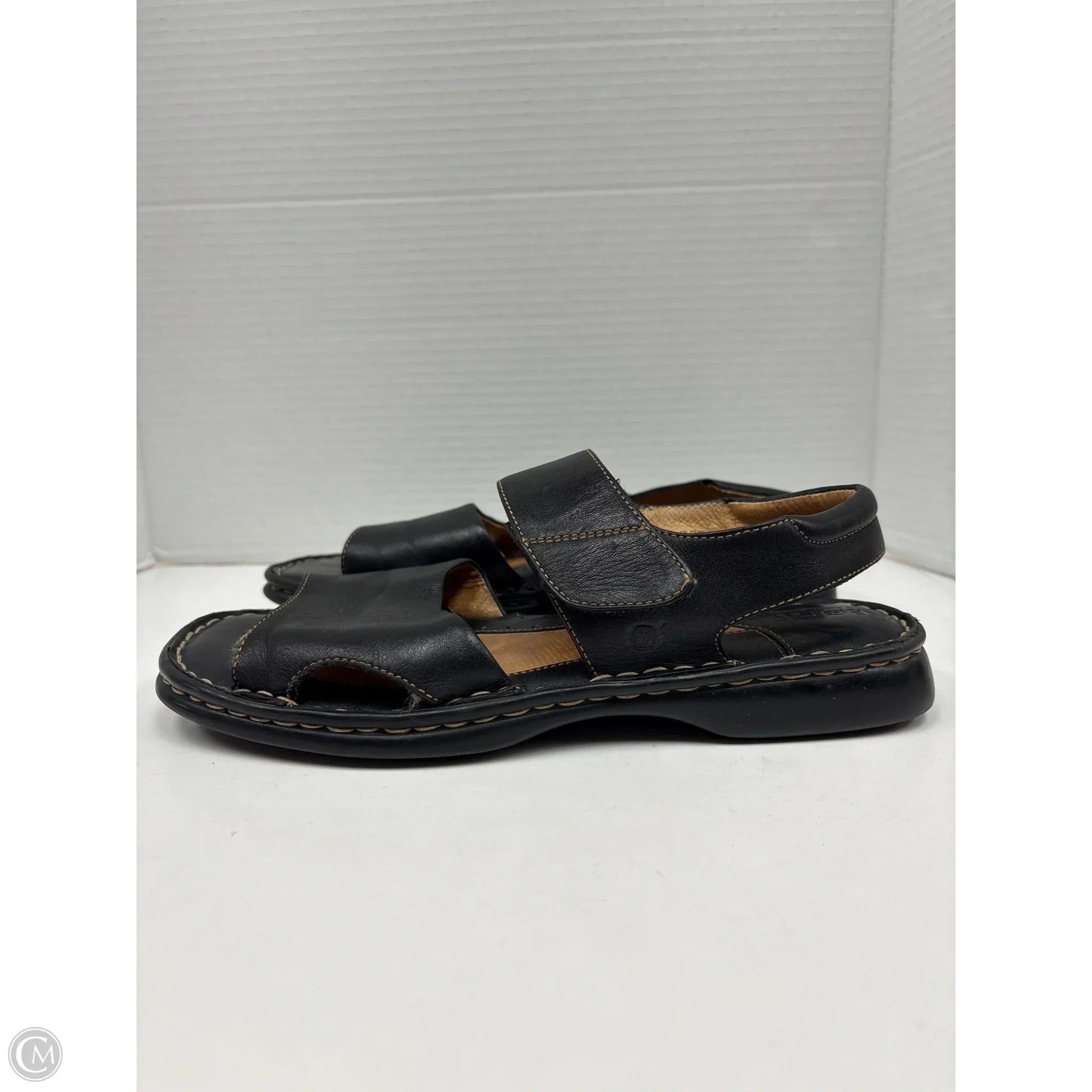 Sandals Flats By Born In Black, Size: 9