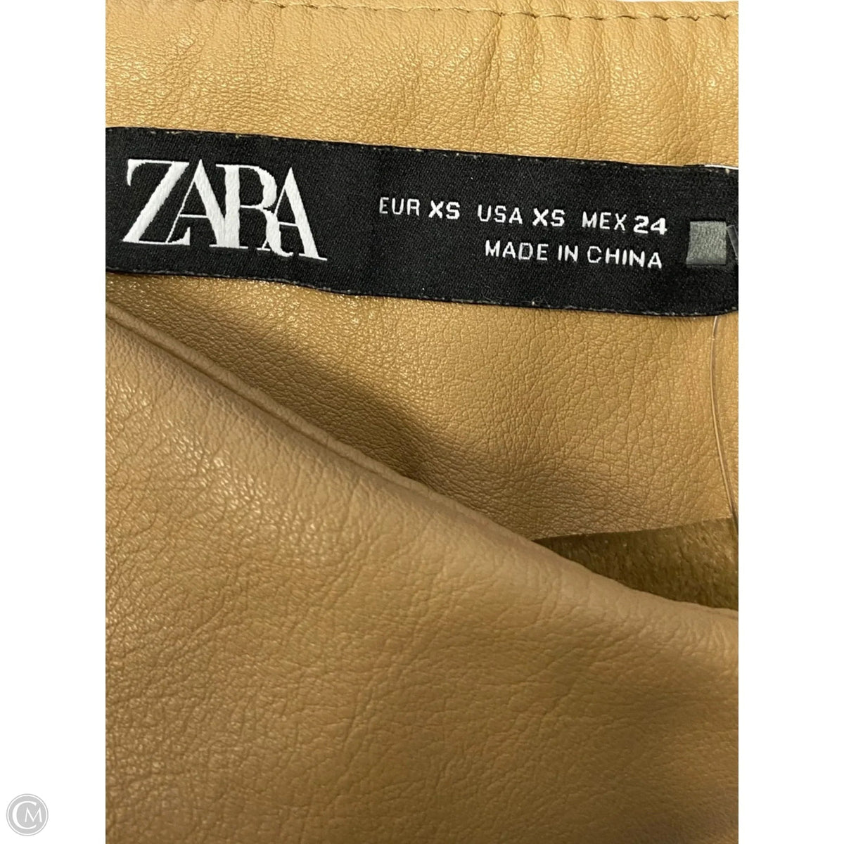 Skort By Zara In Tan, Size: Xs