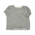 Top Ss By Lands End In Black & White, Size:3X