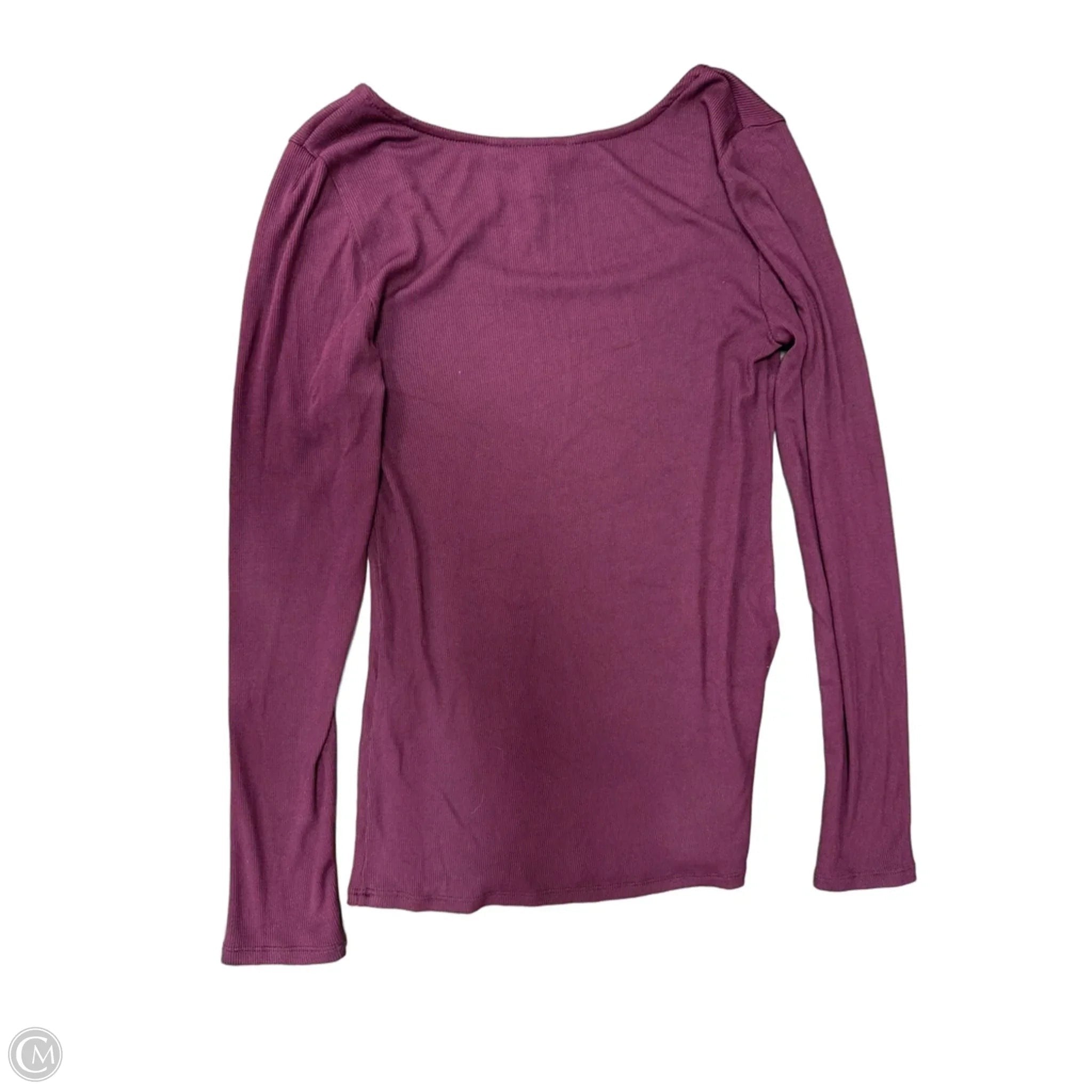 Top Long Sleeve By 41 Hawthorn In Purple, Size: S