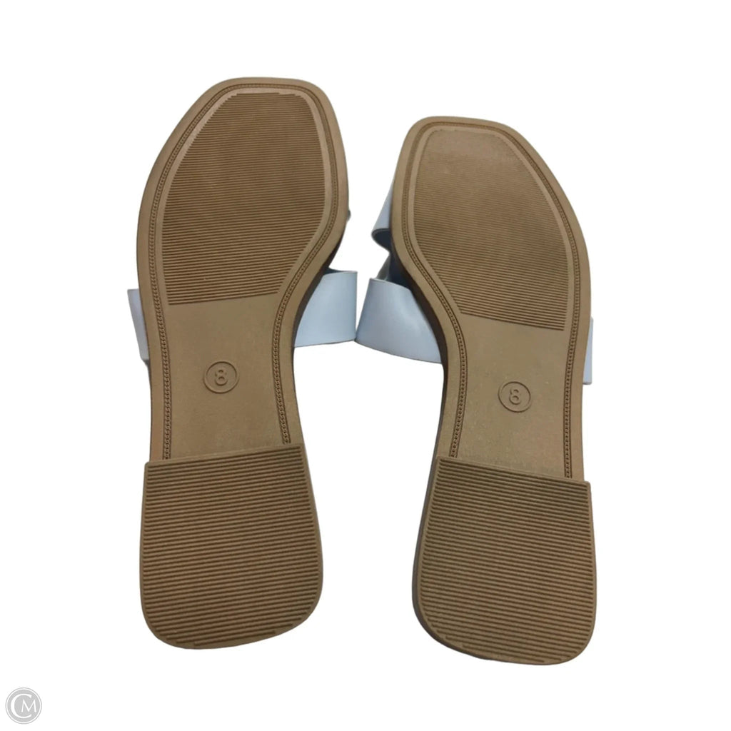 Sandals Flats By A New Day In Blue, Size: 8