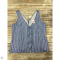 Top Sleeveless By A New Day In Striped Pattern, Size: L