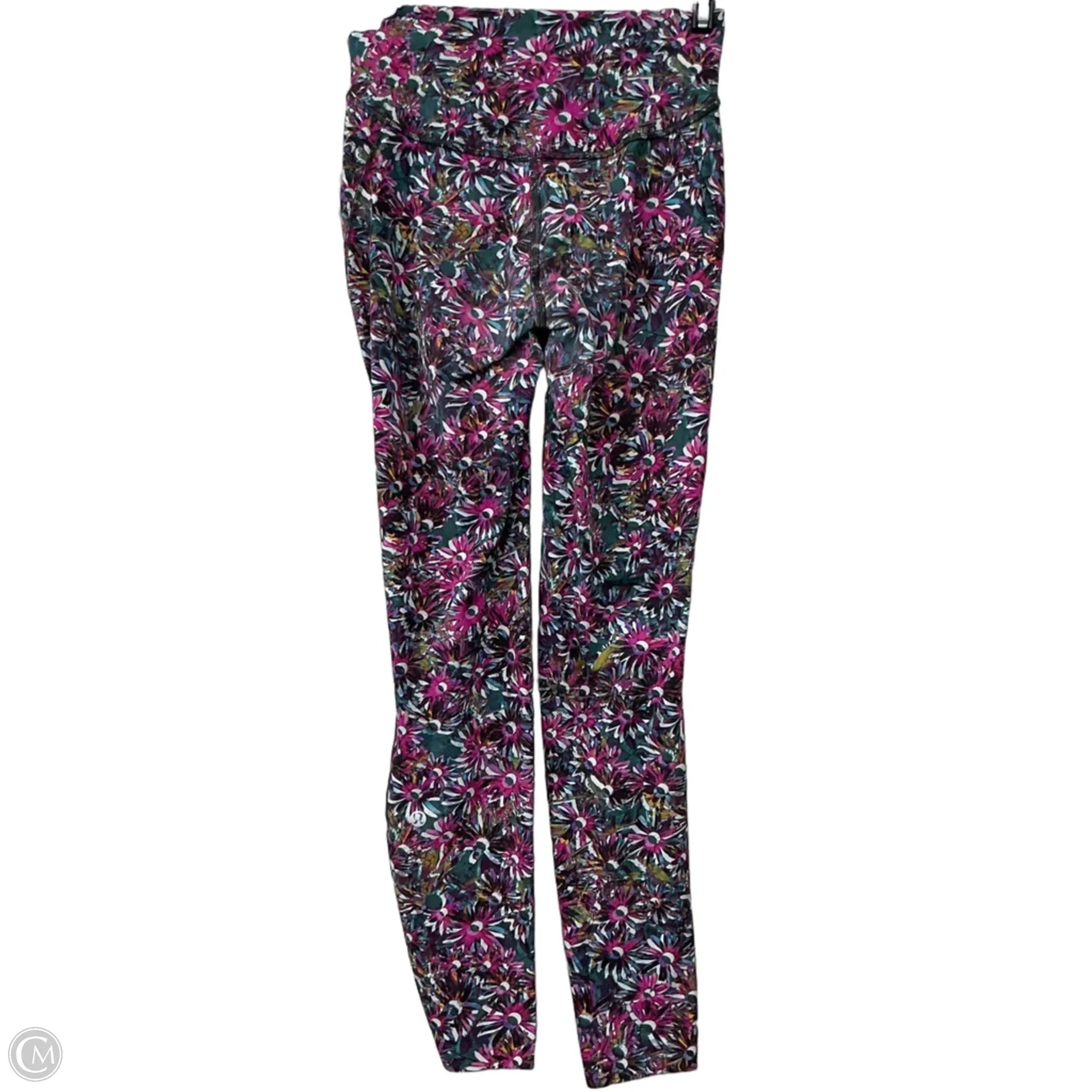 Athletic Leggings By Lululemon In Multi-colored, Size: 4